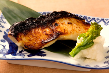 写真：銀鱈の西京焼き